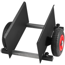 VEVOR Panel Dolly, 600LBS Capacity Slab Dolly, Heavy-duty Drywall Mover with 8" Pneumatic Wheels, Adjustable Clamp Panel Cart for Drywall Sheet, Mate