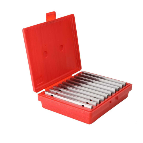 SUDEG Parallelset Thin Parallel Bar Set, 10 Pair Parallel Blocks,High Accuracy 0.0005" Lathe Parallel Bars Machinist Lathe Tools for Leveling Adjustm