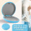 GWAWG Retainer Box Aligner Case Silicone Retainer Case Orthodontic (Blue) 2