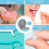 GWAWG Retainer Box Aligner Case Silicone Retainer Case Orthodontic (Blue) 6