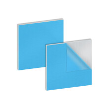 LAVMHAB 6063 Aluminum Sheet, 150mm x 150mm Rectangle Aluminum Plate 2mm Thick Flat Metal Plates with Protective Film (2Pcs)