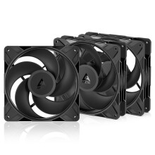 ARCTIC P14 Pro Reverse – 3 Pack – 140 mm Premium Fan with Reverse Airflow, PWM Fan with Y cable splitter, 400-2650 rpm, 0 rpm