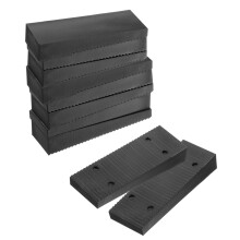sourcing map Furniture Levelers, 10 Pcs Furniture Wedges, Black Plastic Wedges Shims, Firm and Non-Slip for Uneven Table, Dresser Legs, and DIY More