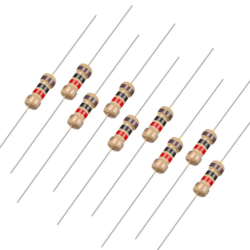 Sourcing Map 200Pcs 1K Ohm Resistor, 1/4W 5% Tolerance Carbon Film Resistors, 4 Bands For Diy Electronic Projects And Experiments 81664528