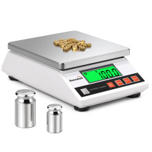 Bonvoisin Precision Digital Scale 6000gx0.1g - Industrial Counting, Accurate Electronic Balance, Portable Laboratory Analytical Balance, Jewelry Kitc