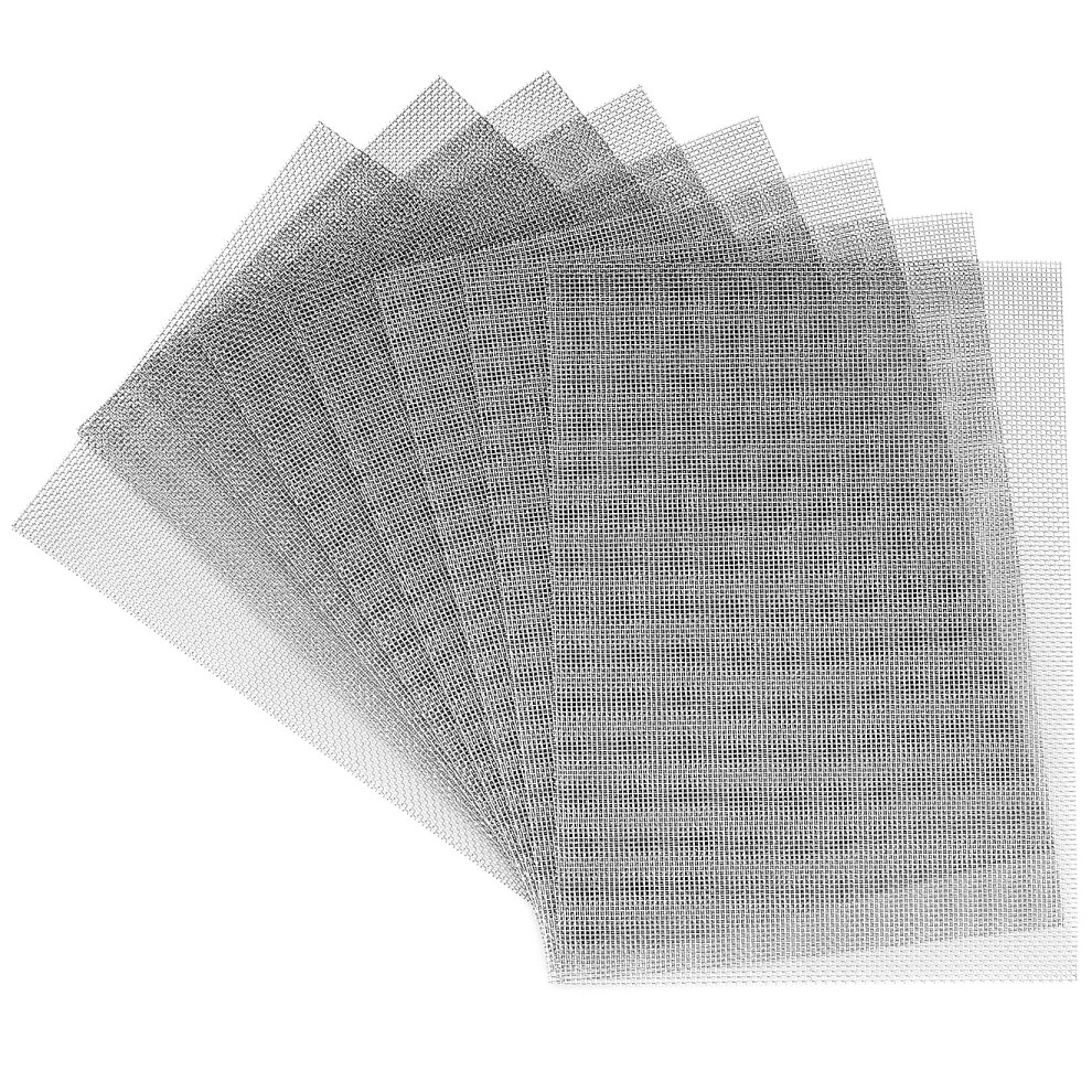 8 Pack Stainless Steel Wire Mesh, 15 x 21 cm 20 Mesh Fine Mesh Fly Screen, Metal Mesh, Pest-Proof Insect Screen for Home, Kitchen, Garden, Air Bricks-image-OPC-PRBMQ25-NEW