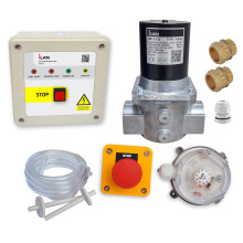iLAN Gas Interlock System Kit, Complete Pack, Including Gas Solenoid Valve 1.1/2" (42mm)