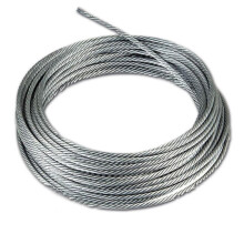 HOUSON 10M Stainless Steel Wire Rope, Heavy Duty Garden Craft Wire Cable Railing Transport Wire Rope PVC Coated Cable Rope 4MM