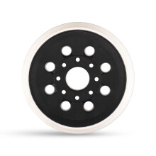 STEBRUAM 5 Inch 8 Hole Replacement Sander Backing Pad with Hook & Loop for Bosch Models GEX125-1A PEX220, ROS10 ROS20 ROS20VS ROS20VSC ROS20VSK Rando