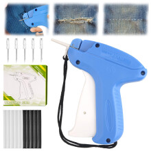 Micro Stitch Gun for Clothes Stitchy Quick Clothing Fixer Clothes Tagging Gun Repair Garment Sewing Machine Stitchy Tool Handheld Tacking Tool Includ