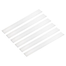 sourcing map 6 Pcs Square Aluminum Flat Bar, 1/8" (3mm) Thick x 1.38" (35mm) Width x 12" (305mm) Long 6061 Aluminum Flat Plate Solid New Mill Stock S