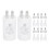 PATIKIL CBB60 2uF Run Capacitor,2 Pcs AC450V 4 Pin Double Insert with Sheath Spring, White 1