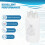 PATIKIL CBB60 2uF Run Capacitor,2 Pcs AC450V 4 Pin Double Insert with Sheath Spring, White 4