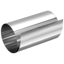 TA-VIGOR 1Pcs 304 Stainless Steel Foil Roll, 1000mm x 100mm x 0.02mm Metal Strip Sheet Fine Plate Sheet Foil for Crafts, Electronic Equipment