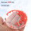sourcing map 200pcs PP Plastic Bearing Balls 4mm Solid Plastic Balls, Precision Bearing Ball, Red 3
