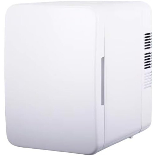Mini Fridge White Large Capacity Single Door, Quiet Compact Refrigerator for Car Home Office 2