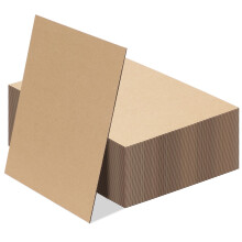 RLAVBL A3 Corrugated Cardboard Sheets 50 Pack for DIY, Packaging, Shipping, Mailing, Thick Brown Corrugated Pads Dividers, Large Kraft Board Art Craf