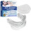 Anti Snoring Device, Stop Snoring Solution Snore Guard Stop Device, Reusable & Comfortable (White) 1