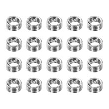 PATIKIL Wire Thread Inserts M4x0.7 Metric 1D 4mm, 20Pcs 304 Stainless Steel Helical Coiled Wire Screw Threaded Sleeve Sheath for Mechanical Equipment