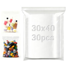 Lonely high heels 30x40 cm Resealable Plastic Bags 30 Pcs Sealable Large Sealed Bags Clear Sealable Bag Plastic Seal Bag Zip Lock for Food Clothing O