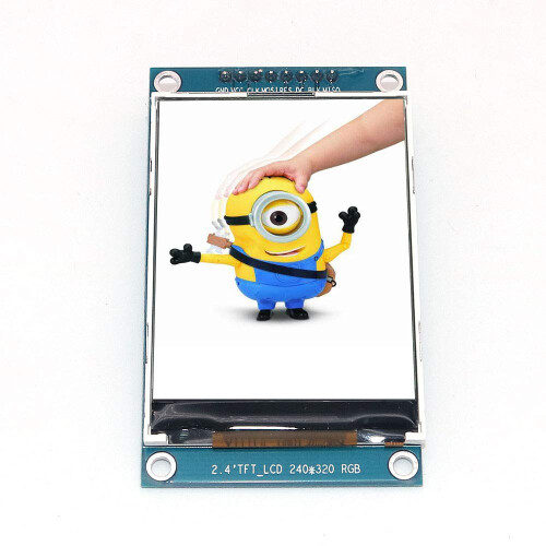 DollaTek 2.4 inch 240x320 TFT SPI LCD module ILI9341 drive color display panel with PCB panel 8 pins screen 1