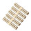 sourcing map 8mm Brass Barb Hose Fitting Straight Connector Coupler 5pcs 1
