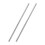 sourcing map 5mm x 250mm 304 Stainless Steel Solid Round Rod for DIY Craft - 2pcs 1