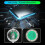 Oudtinz Digital Dial Indicator 0.001mm/0.00005 Dial Test Gauge Range 0-12.7mm Digital Probe Indicator Dial Test Indicators Electronic Indicator Gauge 4