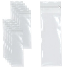 celloexpress Wax Melts Size Cello - 65mm x 125mm + 30mm Flap - Cellophane Display Bags 40 Micron Self Seal - Small Cello - Pack of 250