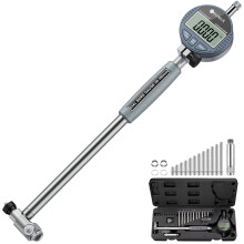 Neoteck Bore Gage Set Digital Indicator Dial Bore Gauge (2"-6"/0.0005") Measurement with Self-Centering Dial, Carbide Anvils, and Insulated Grips for