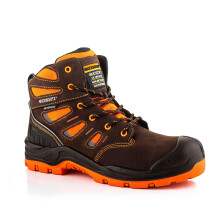 Buckler BVIZ2 S3 Safety Boots | Hi-Visibility Work Boots | Waterproof Leather | Metal Free | Composite Toe | Anti-Penetration Midsole | SRC Slip-Resi