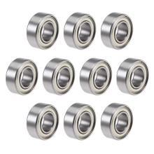TOP-VIGOR 10Pcs R188ZZ Deep Groove Ball Bearings, Z2 1/4 Inch x 1/2 Inch x 3/16 Inch Double Sealed Industrial Bearings, Chrome Steel Skateboard Beari