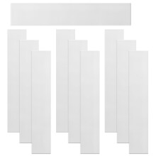 Keadic 10Pcs Shim Stock Assortment, Stainless Steel Strips Metal Shim Stock Metal Shims, Thickness, 0.01", 1" Width x 6" Length