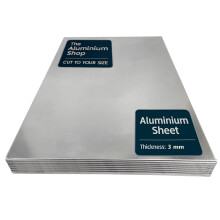 Aluminium Sheet Metal Plate 3mm Thick Thin Grade 1050 Cut To Size To Full Sheets (300mm x 1000mm)