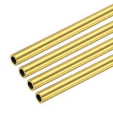 sourcing map Copper Round Tube, 7mm OD x 1mm Wall Thickness x 102mm(4") Length Pure Copper Tube Seamless Metal Straight Pipe Tubing for DIY Crafts In