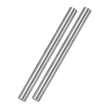 PATIKIL Pure Iron Bar, 0.63" Diameter 8.07" Length Iron String Rod Steel Stick DIY Craft Supplies for Crafting Science Lab Testing, 2Pcs