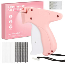 Stitch Gun for Clothes | Micro Stitch Gun & Clothes Tagging Gun | Kimble Gun Style Portable Sewing Tool for Quick Repairs, Alterations | Includes 5 N