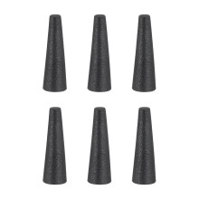 sourcing map 6 Pcs Silicone Rubber Tapered Plug, 2.8mm to 6mm High-Temperature Solid Rubber Stoppers Silicone Plugs for Hole Plugs, Spraying, Coating