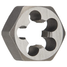 Drill America m16 X 1.75 Carbon Steel Hex Rethreading Die, DWT Series