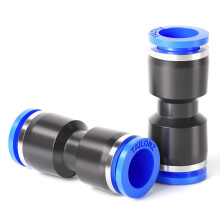 TAILONZ PNEUMATIC Straight 2 Ways - 10mm Tube OD Push to Connect Tube Quick Fittings Push Lock PU-10 (Pack of 10)