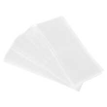 PATIKIL 75x30mm Perforated Shrink Bands, 400 Pack PVC Heat Shrink Wrap Band Fits Cap Diameter 1.69 to 1.81 Inch for Jars Cans, Clear