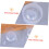 2pcs Silicone Breastfeeding Nipple Shield Natural Latch Support Reusable Comfort Fit Protector 3