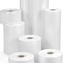 Heavy Duty 500G 5 inch Clear Plastic Layflat Tubing - LFT Polythene Tube Rolls, Strong Transparent Lay Flat Packaging | 500 Gauge 5" Width x 168M Lon