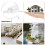sourcing map 20pcs Plastic Model Tube ABS Round Tube 6mmx250mm White Easy Processing for Architectural Model Making DIY 5