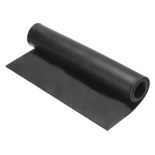 sourcing map Solid Rubber Sheet 1/8" Thick x 12" Wide x 18" Long, Anti-Slip Neoprene Rubber Roofing Material for Gaskets DIY Material, Pads, Seal, Bu