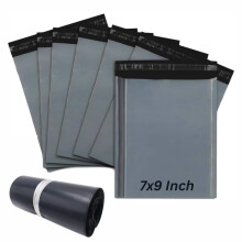 30, 7x9 Mailing Bags, Grey Parcel Delivery Bags with Self-Seal Closure, Flexible Lightweight and Tear-Proof Postal Mailing Bags, Multipack Mailing En