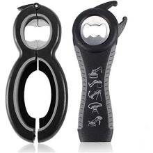 6 in 1 Multi Bottle Opener and 5 in 1 Jar Opener,Can Opener for Seniors with Arthritis Hand Weakness,Opener All in One Opener Tool (B)