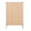 Glory Furniture Daniel 3 Drawer Nightstand in White 6