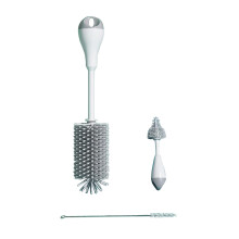 Baby Bottle Cleaning Brush Set Silicone Easy Clean Deep Reach Straw Cleaner Kit for Infants