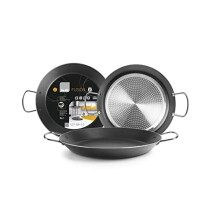 IBILI Fusion Paella Pan, 30 cm, Aluminium, Non-Stick, 4 Servings, Suitable for Induction Hobs